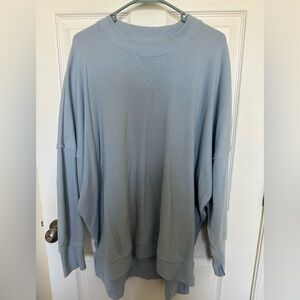 Aerie Blue Textured Pullover